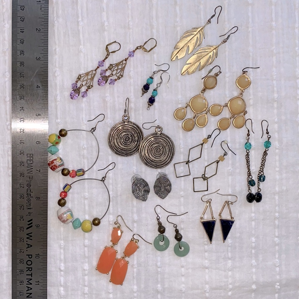 Miscellaneous statement chandelier earrings